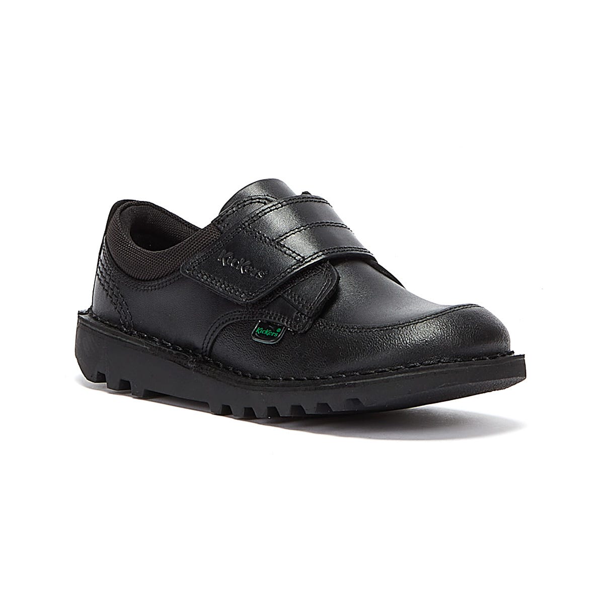 Kickers Kick Lo Scuff Junior Black Trainers