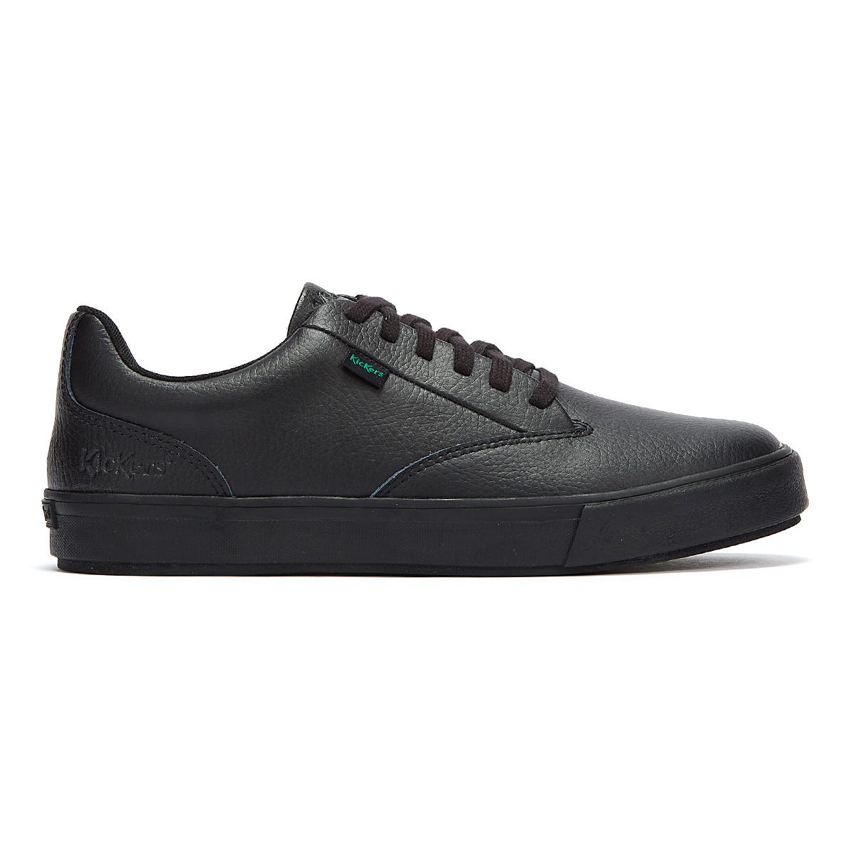 Kickers Tovni Tumble Leather Men Black Shoes