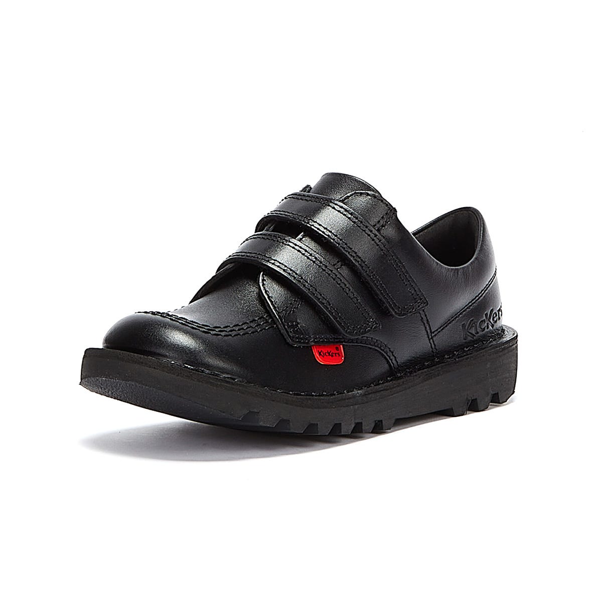 Kickers Junior Kick Lo Velcro Noir
