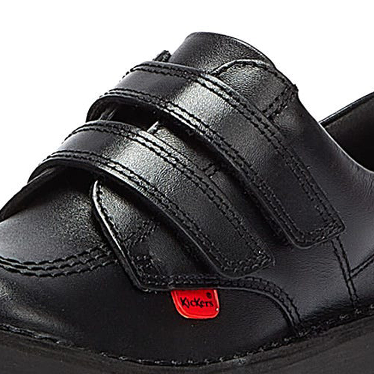 Kickers Junior Kick Lo Velcro Noir