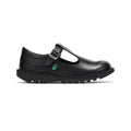 Kickers Kick T Junior Chaussures en cuir noir
