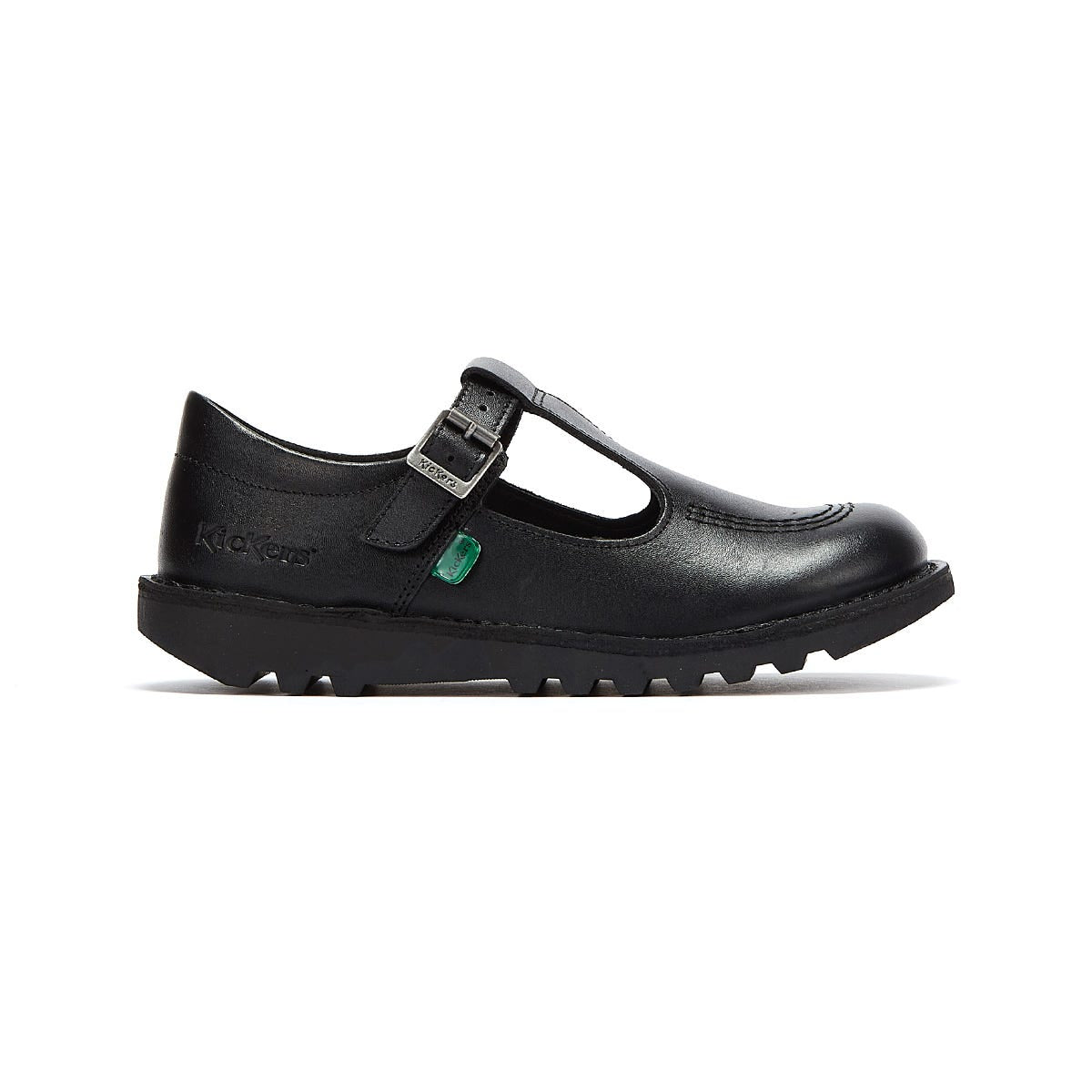 Kickers Kick T Junior Chaussures en cuir noir