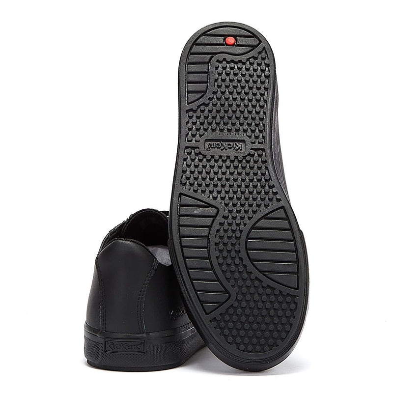 Kickers Noirs Cuir Tovni Lacer Trainers