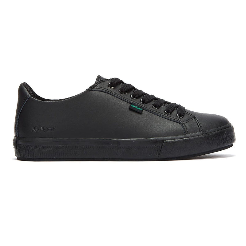 Kickers Noirs Cuir Tovni Lacer Trainers