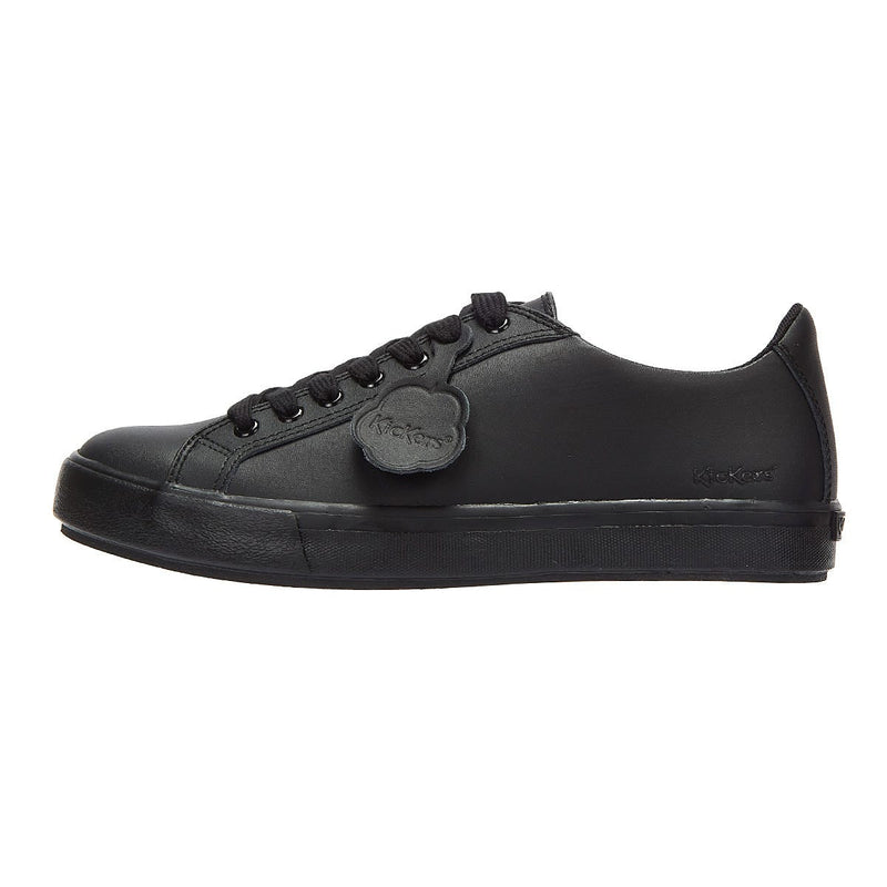 Kickers Noirs Cuir Tovni Lacer Trainers