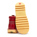 Kickers Kick Hi Bottes En Cuir Rouge Pour Homme