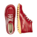 Kickers Kick Hi Bottes En Cuir Rouge Pour Homme