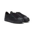 Kickers Youth Noir Cuir Tovni Lacer Trainers