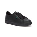 Kickers Youth Noir Cuir Tovni Lacer Trainers