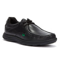 Kickers Reasan Lace Chaussures en cuir pour hommes noir