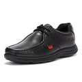 Kickers Reasan Lace Chaussures en cuir pour hommes noir
