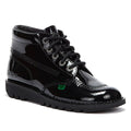 Kickers Kick Hi Bottes vernies noires pour femmes