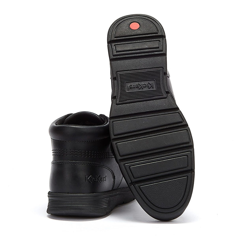 Kickers Kelland Lace Hi Bottes en cuir noir