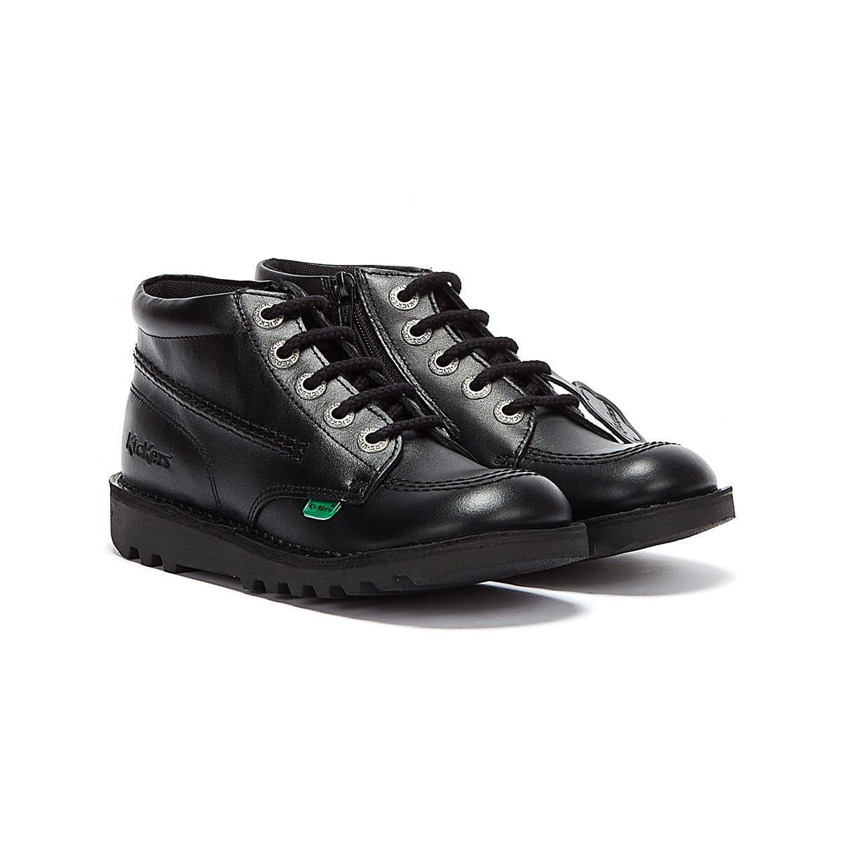 Bottes Kickers Kick Hi Zip Junior noires