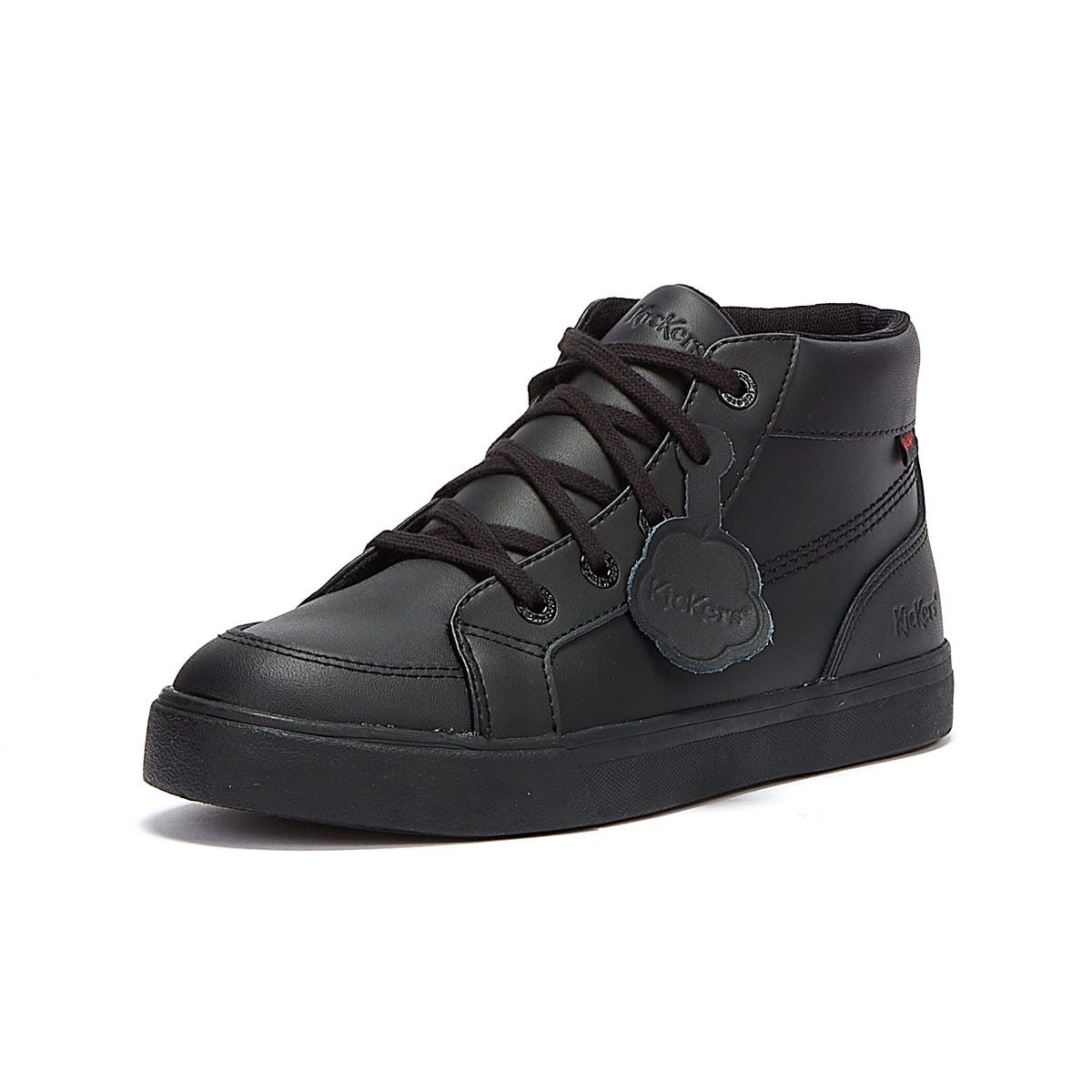 Kickers Tovni Hi Youth Black Shoes