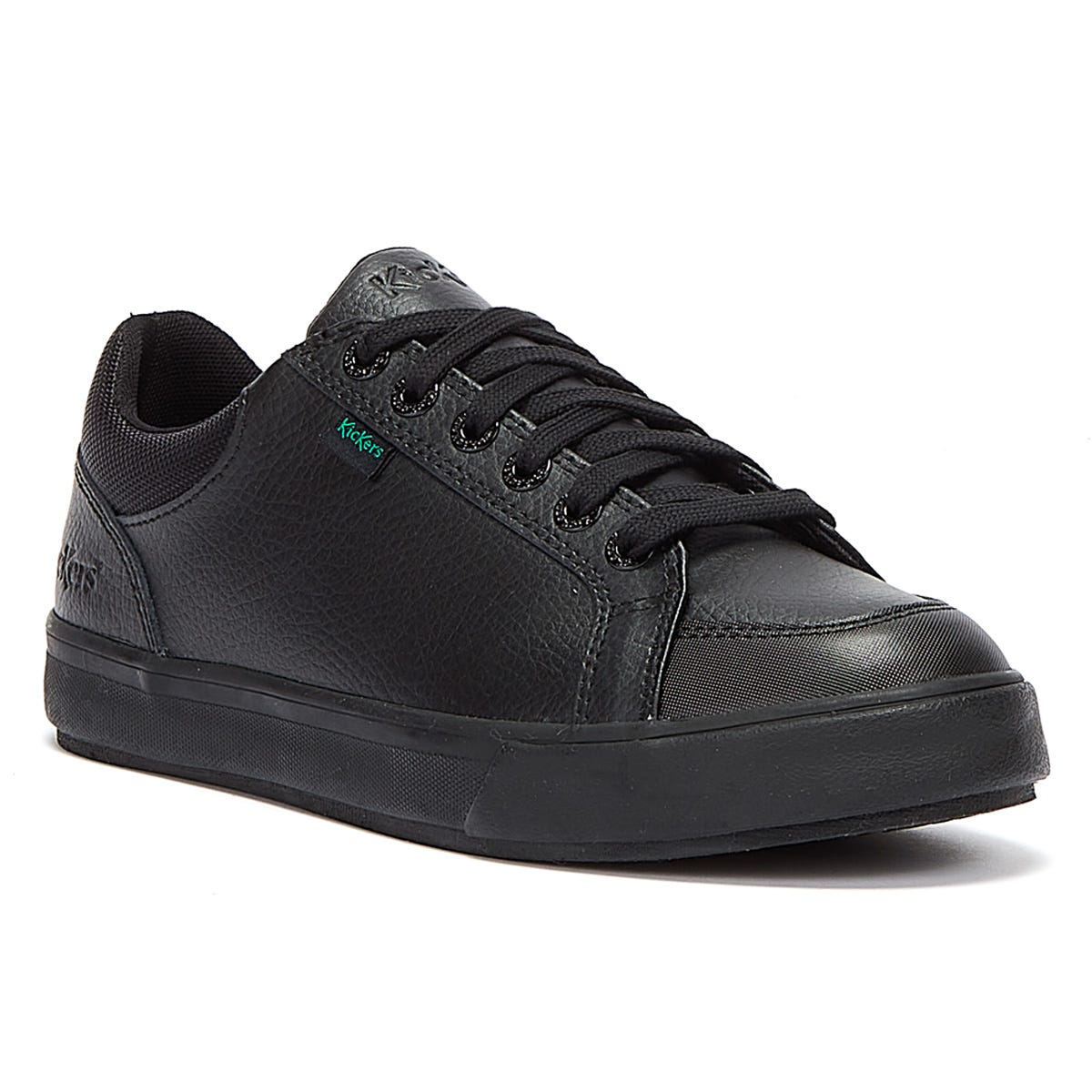 Chaussures Kickers Tovni Lo en cuir rembourré pour hommes noires