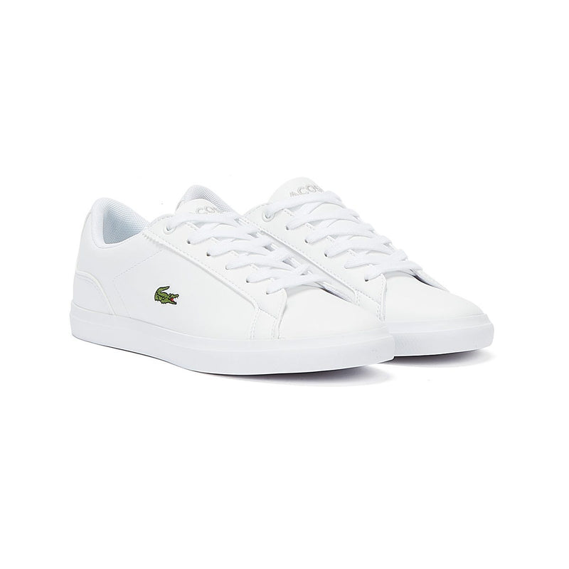Lacoste Lerond BL 21 1 Kids White Trainers