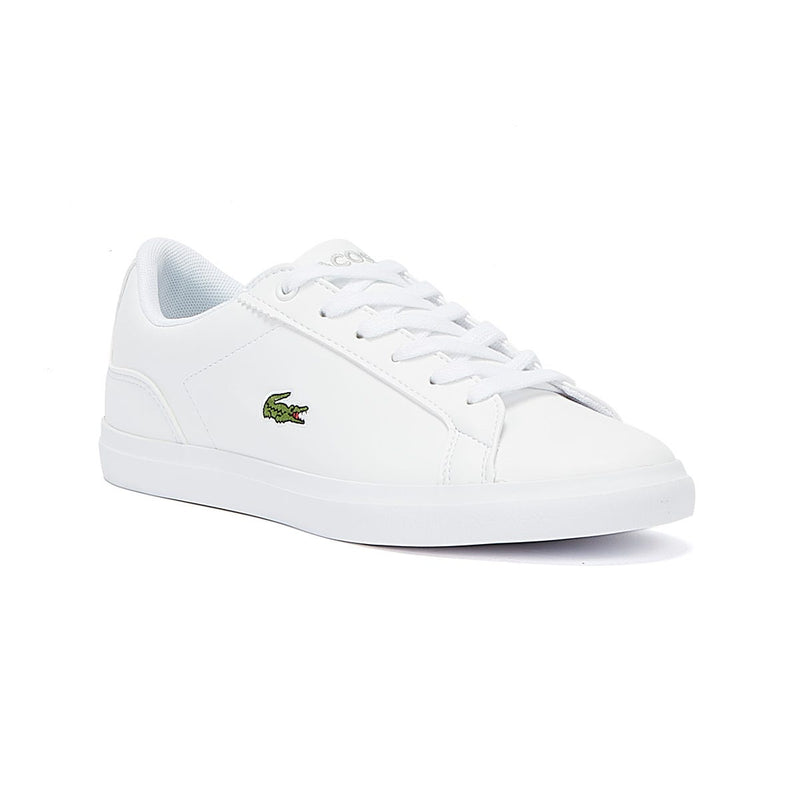 Lacoste Lerond BL 21 1 Kids White Trainers