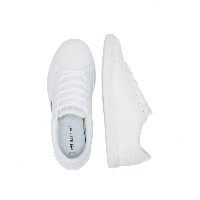 Lacoste Lerond BL 21 1 Kids White Trainers