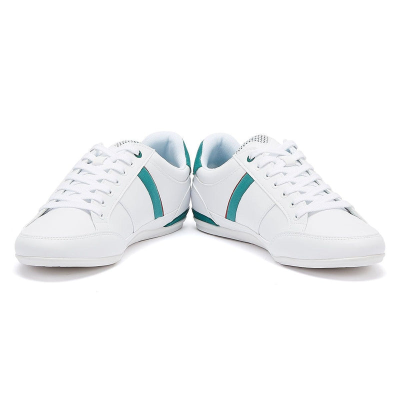 Lacoste Chaymon 120 1 Mens White / Green Trainers