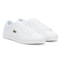 Lacoste Womens White Straightset BL1 SPW Trainers
