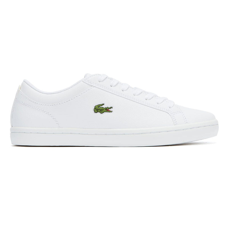 Lacoste Womens White Straightset BL1 SPW Trainers