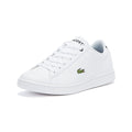 Lacoste Carnaby EVO BL 1 Junior White / Navy Trainers