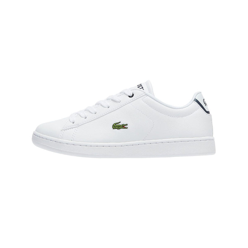 Lacoste Carnaby EVO BL 1 Junior White / Navy Trainers