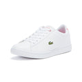 Lacoste Carnaby EVO BL 2 Junior White / Pink Trainers
