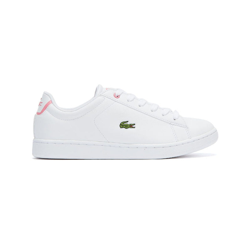Lacoste Carnaby EVO BL 2 Junior White / Pink Trainers