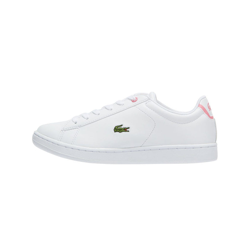 Lacoste Carnaby EVO BL 2 Junior White / Pink Trainers