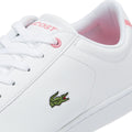 Lacoste Carnaby EVO BL 2 Junior White / Pink Trainers