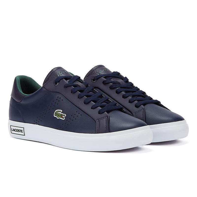 Lacoste Powercourt 2.0 123 1 SMA Mens Navy/Dark Green Trainers