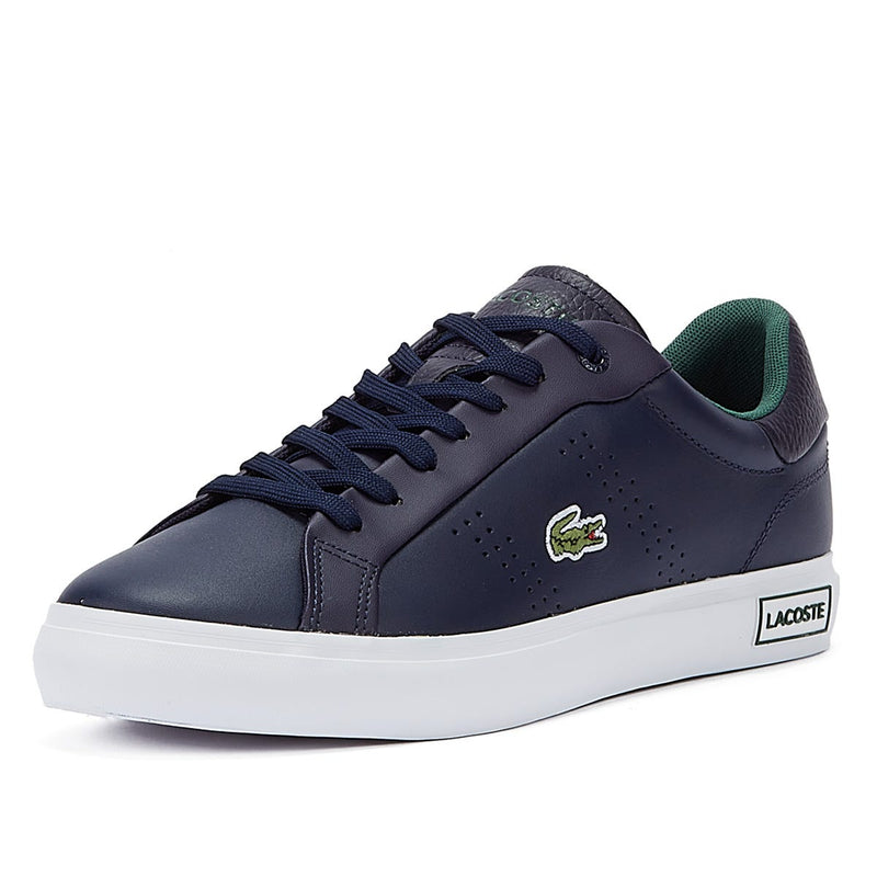 Lacoste Powercourt 2.0 123 1 SMA Mens Navy/Dark Green Trainers