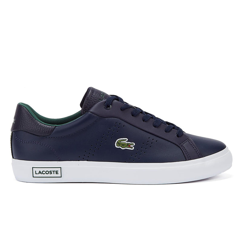 Lacoste Powercourt 2.0 123 1 SMA Mens Navy/Dark Green Trainers