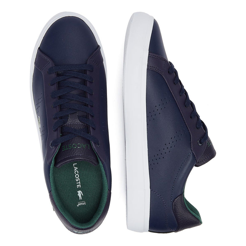 Lacoste Powercourt 2.0 123 1 SMA Mens Navy/Dark Green Trainers