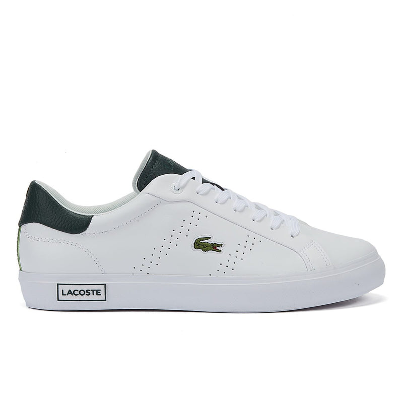 Lacoste Powercourt 2.0 123 1 SMA Mens White/Dark Green Trainers