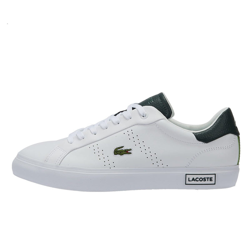 Lacoste Powercourt 2.0 123 1 SMA Mens White/Dark Green Trainers