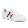 Lacoste Lerond Tri 1 Mens White / Navy / Red Trainers