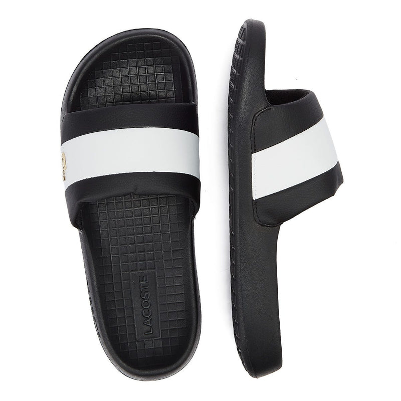 Lacoste Serve Hybrid Mens Black/White Slides