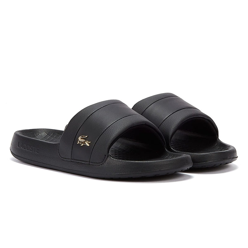 Lacoste Serve Hybrid Mens Black/Black Slides
