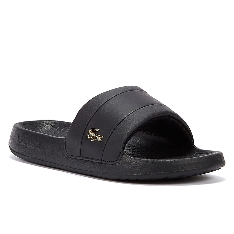 Lacoste Serve Hybrid Mens Black/Black Slides
