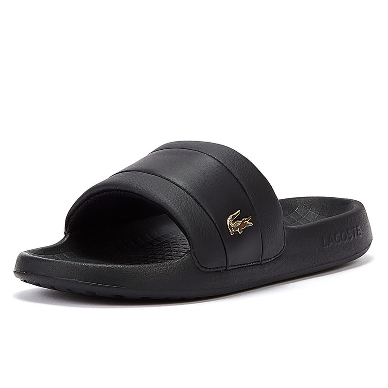 Lacoste Serve Hybrid Mens Black/Black Slides