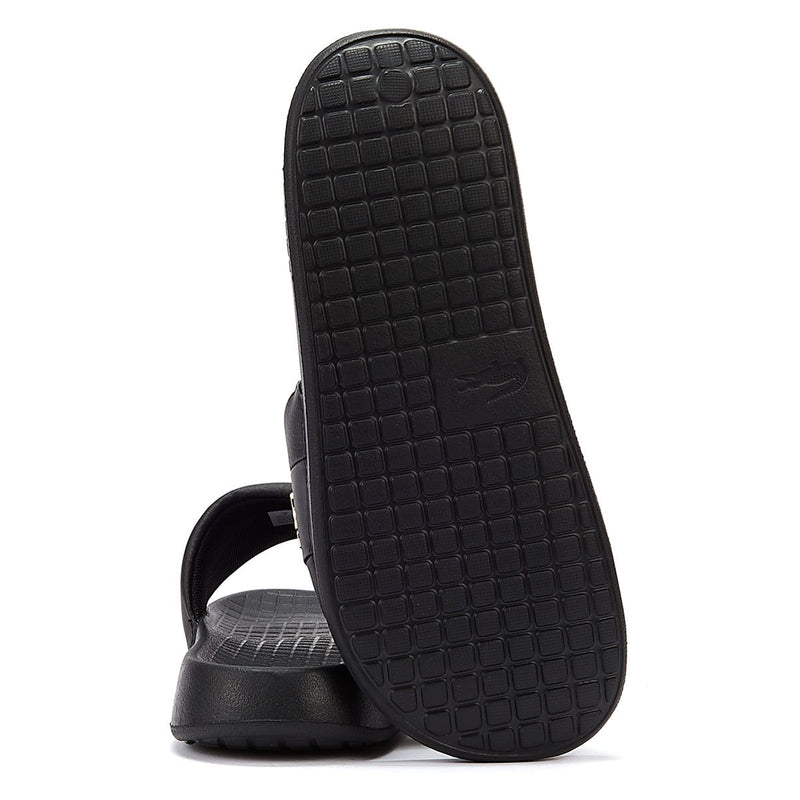 Lacoste Serve Hybrid Mens Black/Black Slides