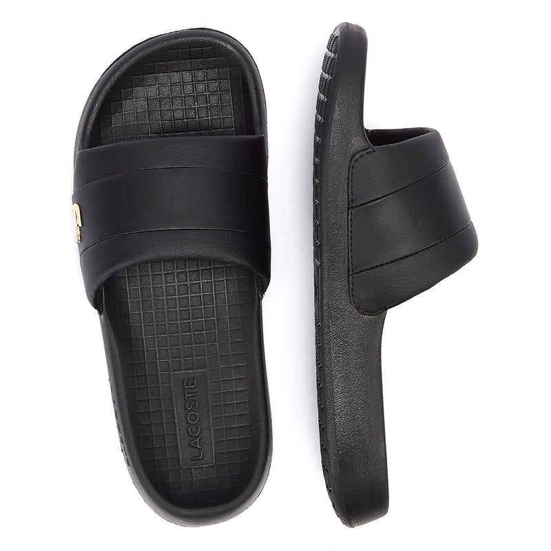 Lacoste Serve Hybrid Mens Black/Black Slides