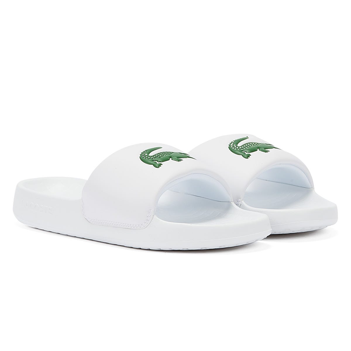 Lacoste Serve 1.0 123 1 CFA Womens White/Green Slides