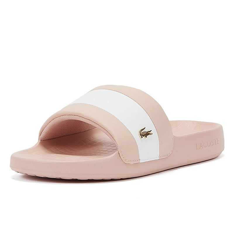 Lacoste Serve Hybrid Womens Natural/White Slides