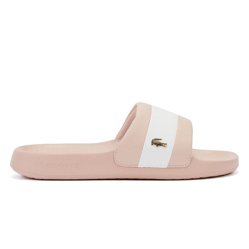 Lacoste Serve Hybrid Womens Natural/White Slides