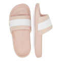 Lacoste Serve Hybrid Womens Natural/White Slides