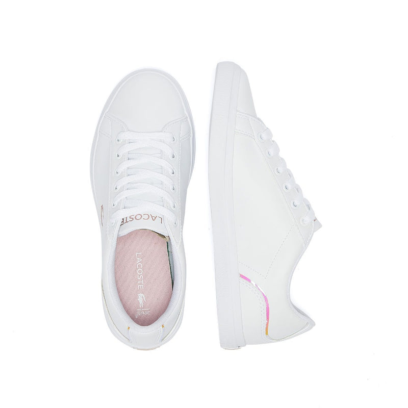 Lacoste Lerond 921 1 Junior White / Light Pink Trainers